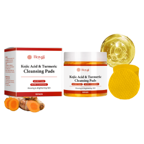 Hoygi Turmeric Acid Cleanser Pad Gentle Exfoliating Cleanser Without Tight Facial Skin Delicate Brightening